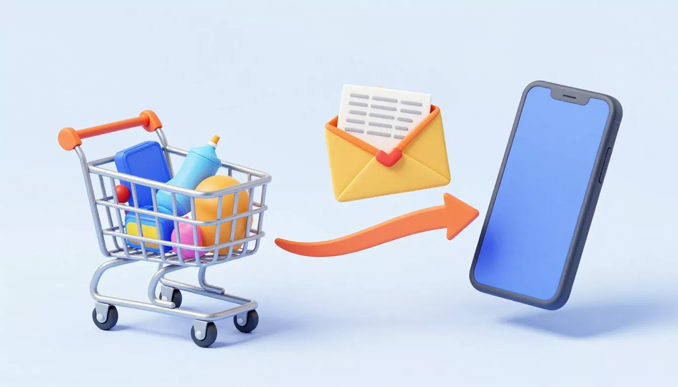 Как построить каскад Email, SMS и Viber для брошенных корзин